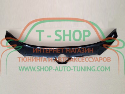 Мухобойка, дефлектор капота Skoda Octavia A7 2013- (Vip Tuning)