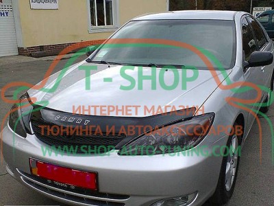 Мухобойка, дефлектор капота Toyota Camry 2001-2006 (Vip Tuning)
