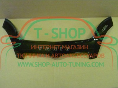 Мухобойка, дефлектор капота Toyota Yaris 1999-2005 (Vip Tuning)
