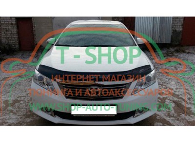 Мухобойка, дефлектор капота Toyota Camry V50 2011-2014 (Vip Tuning)