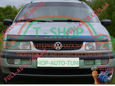 Мухобойка, дефлектор капота Volkswagen Passat B4 1993-1997 (Vip Tuning)