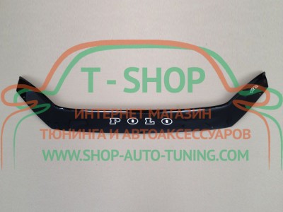 Мухобойка, дефлектор капота Volkswagen Polo 2005-2009 (Vip Tuning)