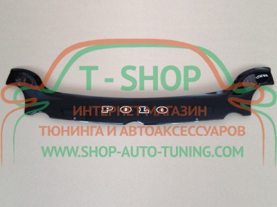 Мухобойка, дефлектор капота Volkswagen Polo 2001-2005 (Vip Tuning)