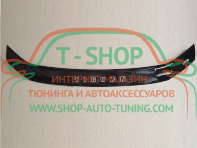 Мухобойка, дефлектор капота Volkswagen Tiguan 2015- (Vip Tuning)