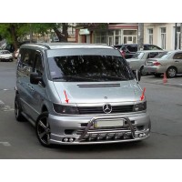 Реснички на фары Mercedes Vito 1996-2003 Прямые