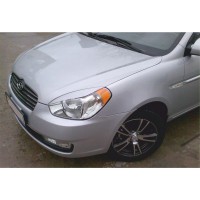 Реснички на фары Hyundai Accent 06-10