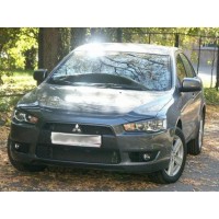 Реснички на фары Mitsubishi Lancer 10 Передние