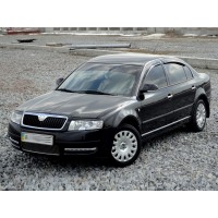 Реснички на фары Skoda Superb 01-08
