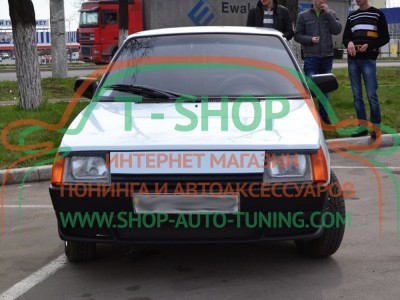 Реснички на фары ЗАЗ Таврия, Славута (стеклопластик, под покраску)
