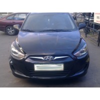 Реснички на фары Hyundai Accent 10-16
