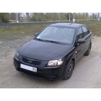 Реснички на фары Kia Rio 05-10