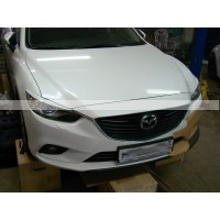 Реснички на фары Mazda 6 2013-