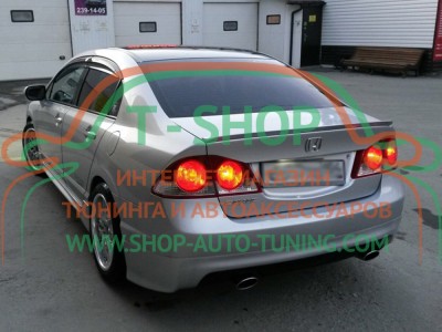 Спойлер Honda Civic 05-12 Лип Седан