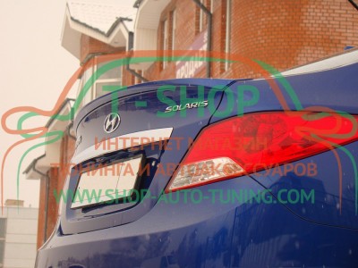 Спойлер Hyundai Accent Лип 10-17