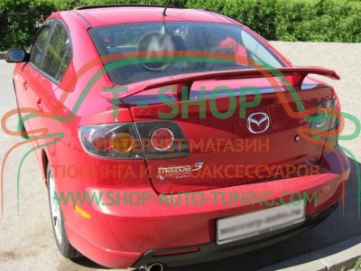 Спойлер Mazda 3 03-09 Дельфин Седан