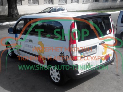 Спойлер Mercedes Vito, Viano W639 03-14 ДСТ Распашной