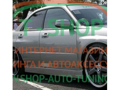 Накладки на пороги Мод 7 на Bmw